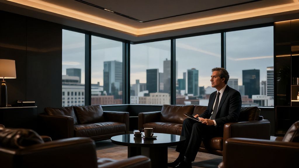 Mentor financiero profesional en su despacho de Madrid